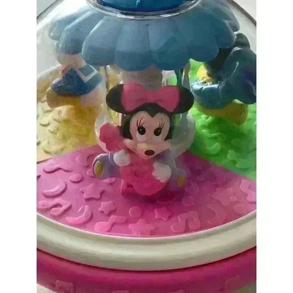 Vintage Disney Baby Mickey Minnie Donald Musical Light-Up Roly Poly Ball - Picture 2 of 11